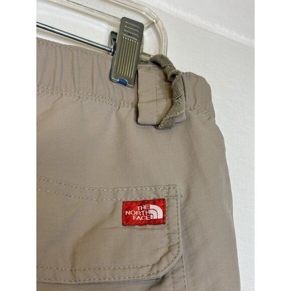 The North Face Men’s Convertible Cargo Pants Shorts Pockets Beige Nylon Hiking - Picture 9 of 16